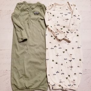 CARTER'S | Baby Boy 3mo Set of 2 Gowns